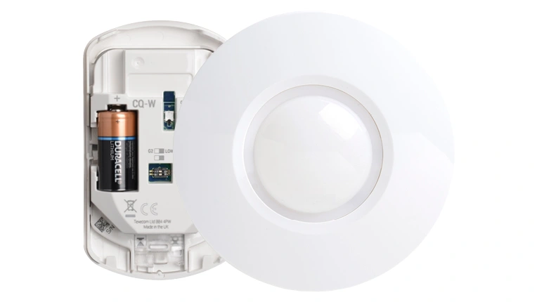  Wireless Ricochet Capture CQ Ricochet 360&deg Ceiling Mounted Quad PIR 9M  White